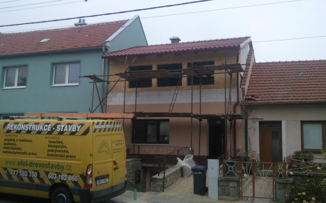 Nástavba rodinného domu Nosislav